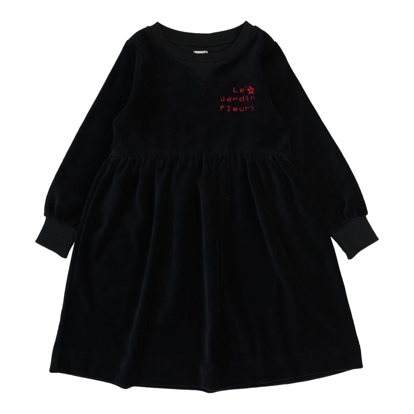 Velour Dress  Black