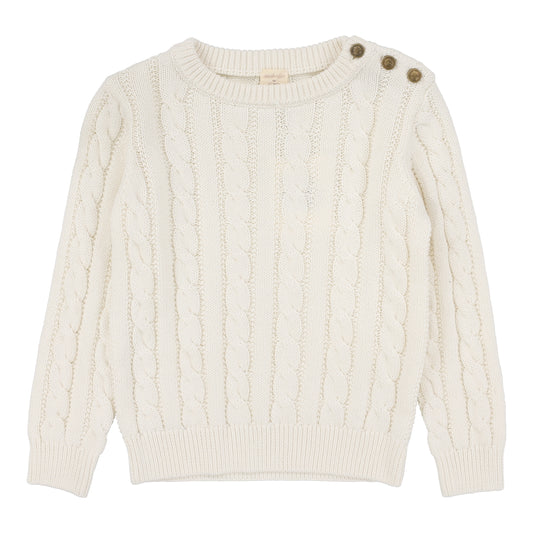 Cable Knit Sweater  Cream