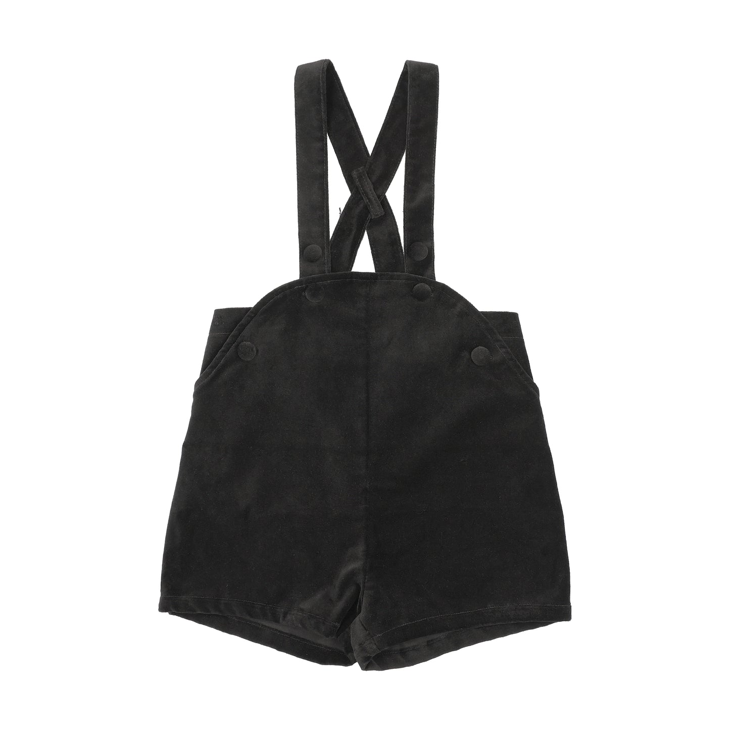 BLACK VELVET OVERALLS