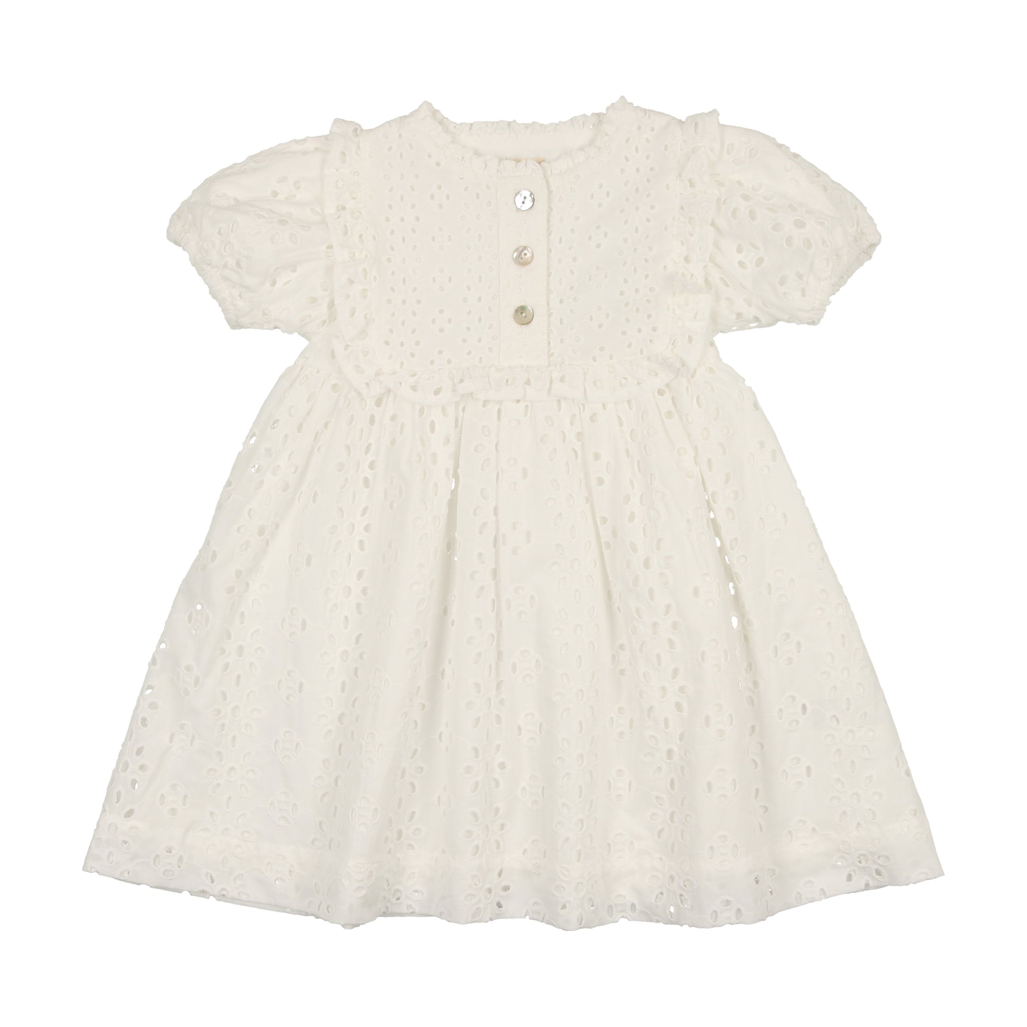 Eyelet Dress Short Sleeve