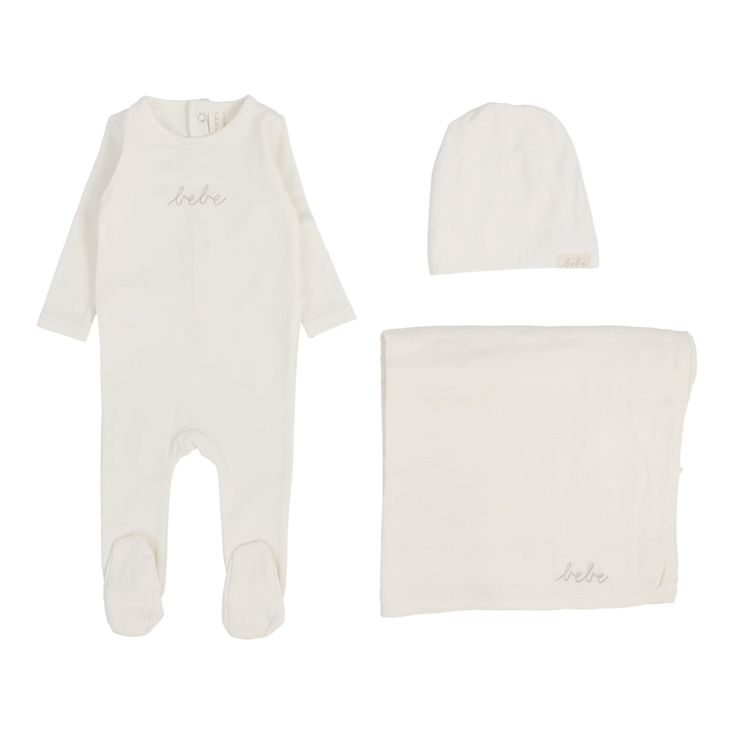 Take Me Home Bebe Layette Set  Oat