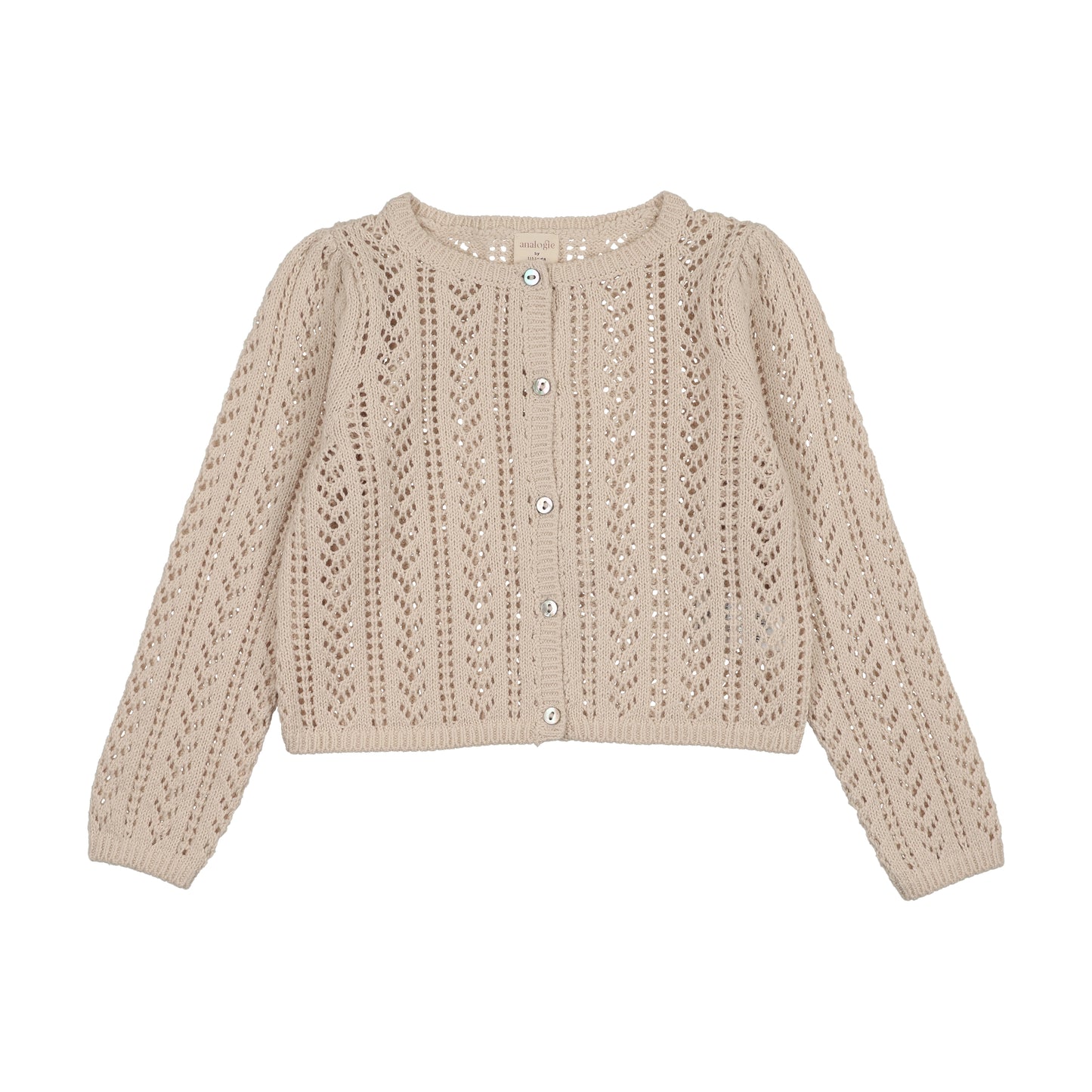 Girls Pointelle Cardigan