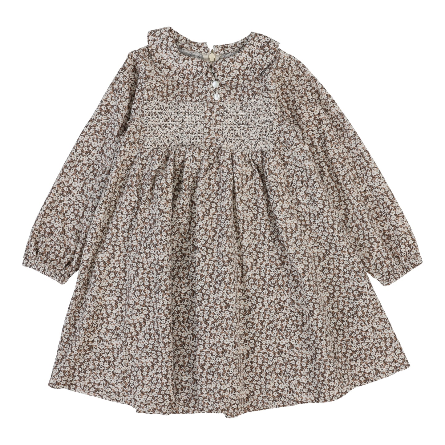 Daisy Floral Dress-  Dusty Pink