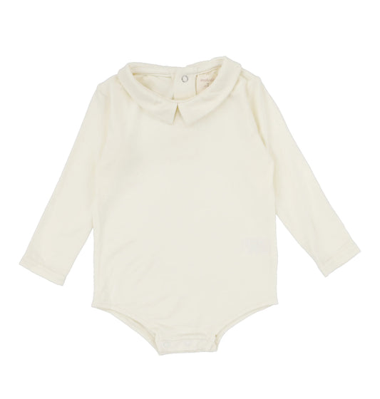 Collar Onesie- Cream