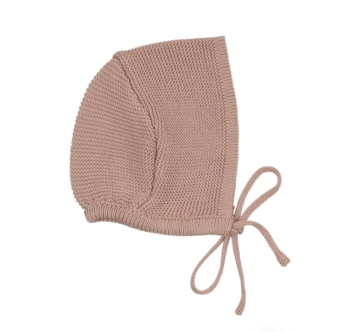 LE BEBE KNIT BONNET- DUSTY PINK