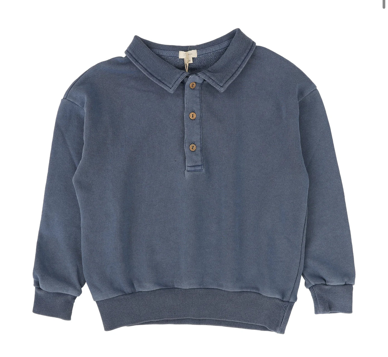 Sweatshirt Polo  Blue Wash