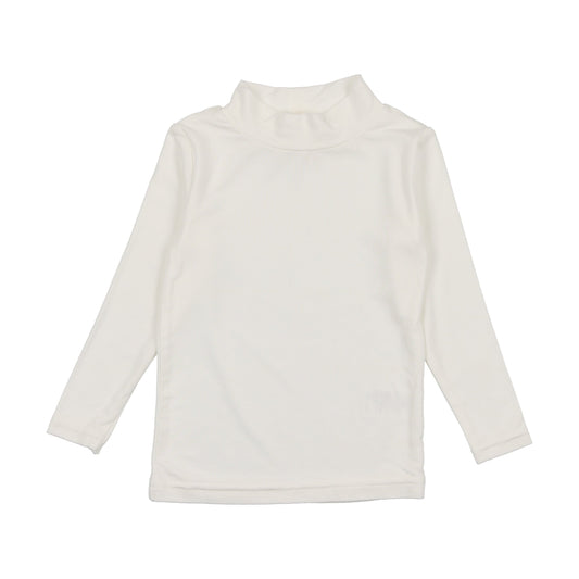 Bamboo Mockneck  Off White
