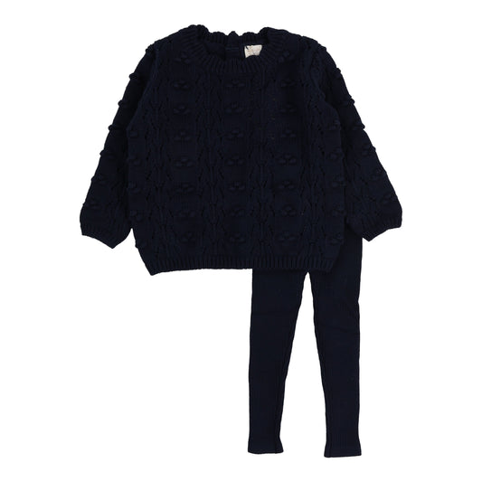 Knit Set  Navy