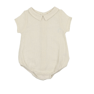 Gauze Dot Romper