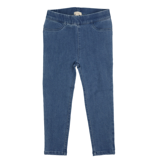 JEGGINGS- MID BLUE
