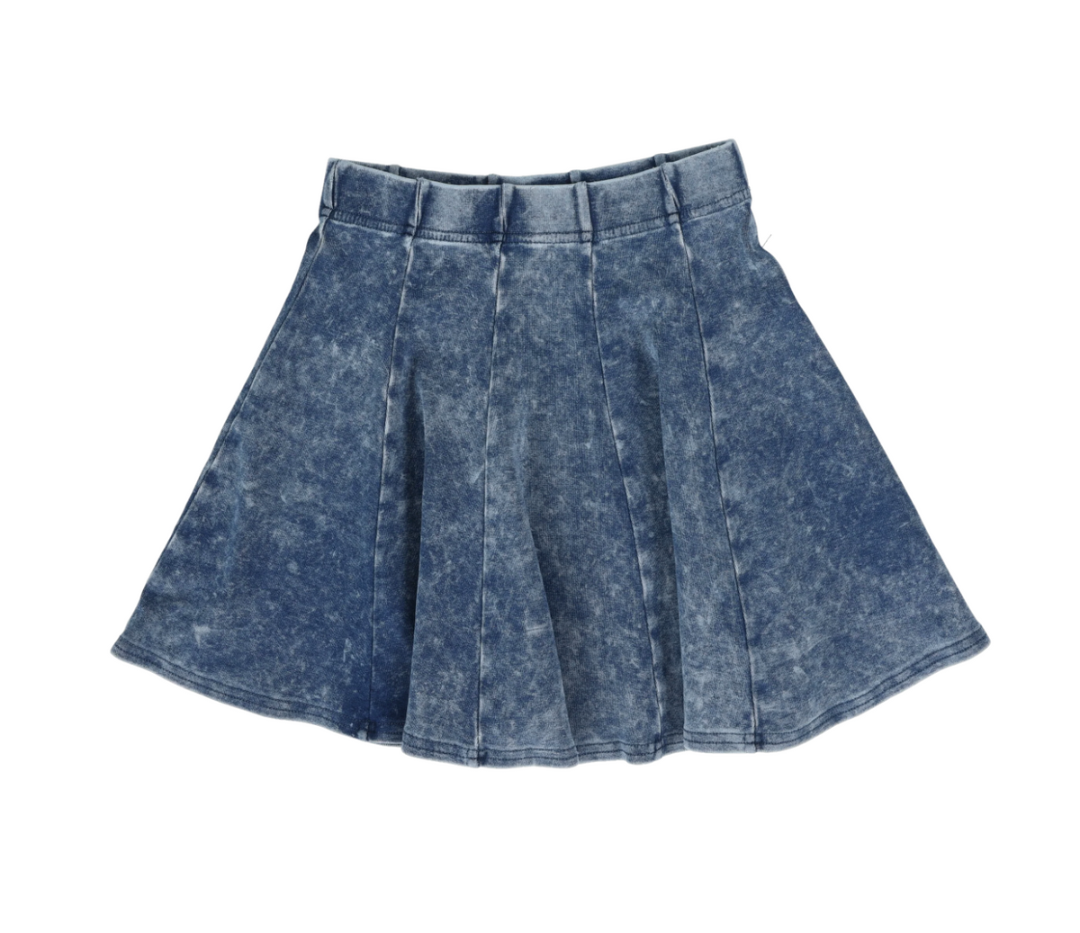 PANEL SKIRT- BLUE WASH
