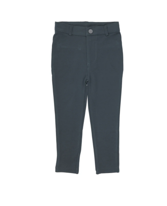 PONTE PANTS WITHOUT SEAM- DRAK TEAL
