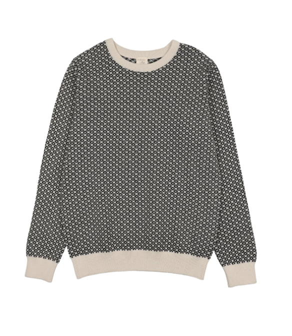 HEIRLOOM KNITS BOYS CREW NECK- BLACK