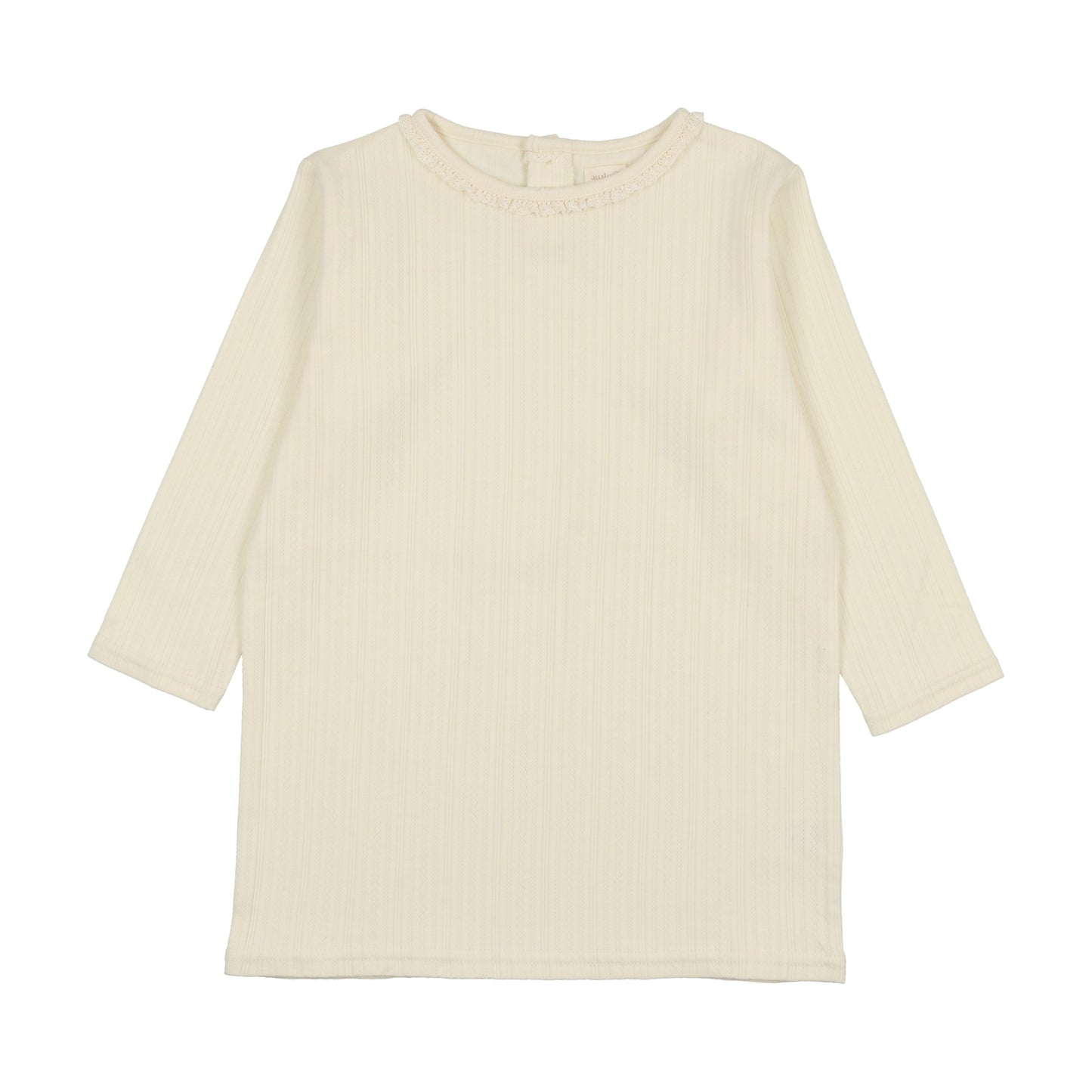 Pointelle T-Shirt three Quarter Sleeve