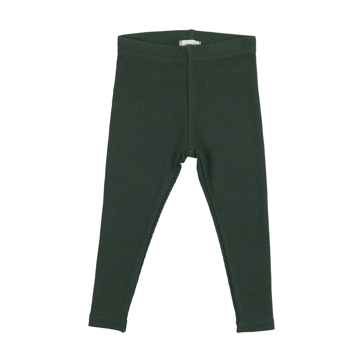 Ribbed Fashion Leggings- Green