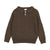 Boys Knit Polo-  Heather Brown