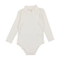 Bamboo Mock Neck Onesie- Winter White