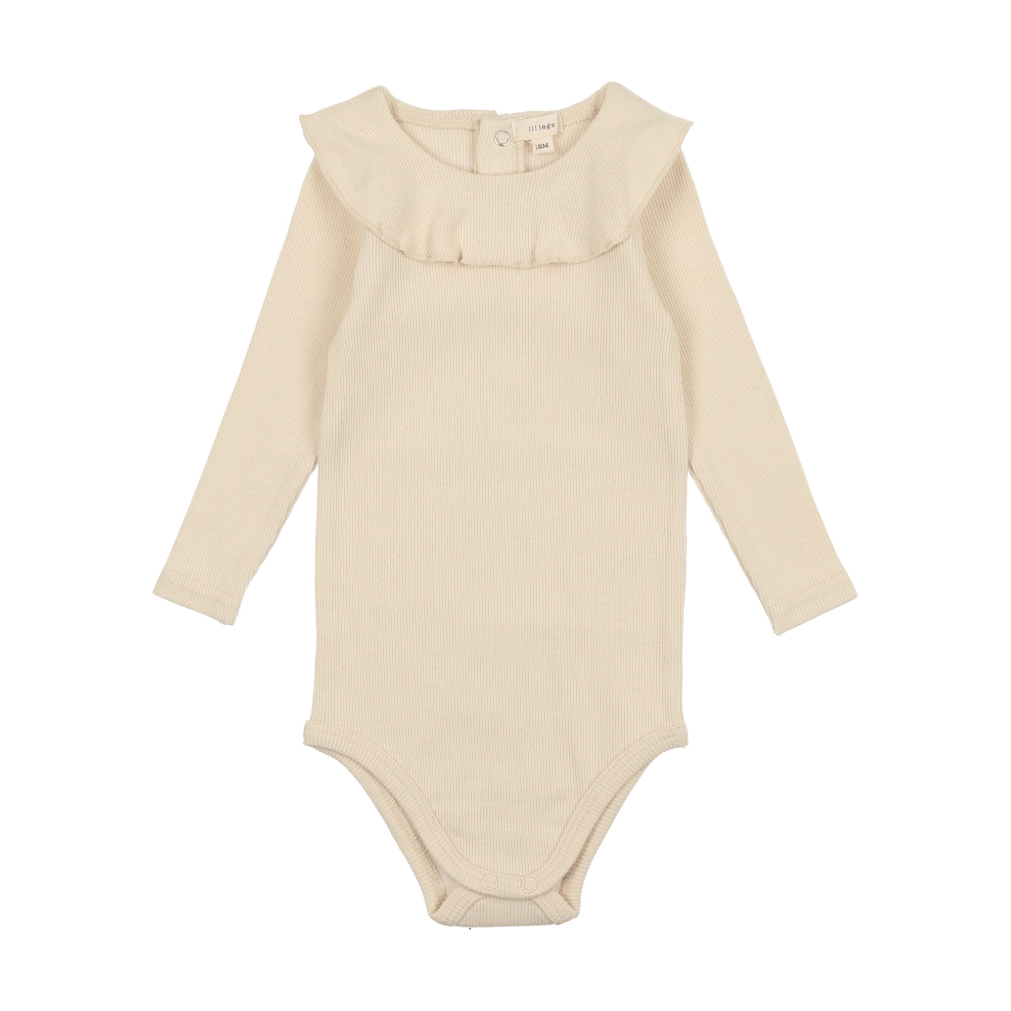 Ruffle Onesie- Cream