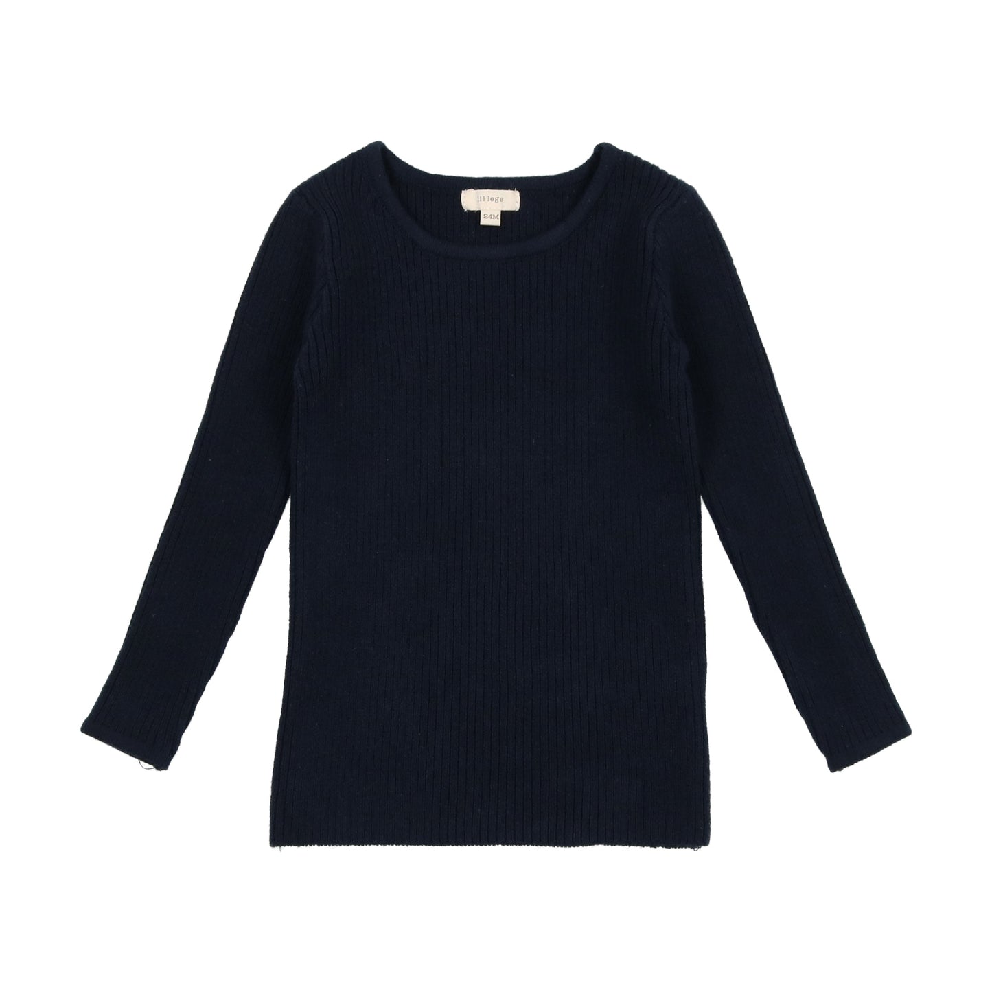 Knit Crewneck Sweater- Navy