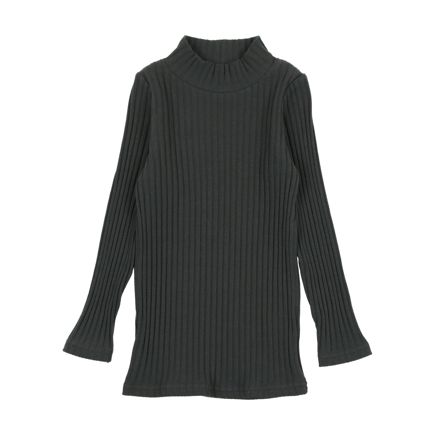 Ribbed Mockneck - Midnight