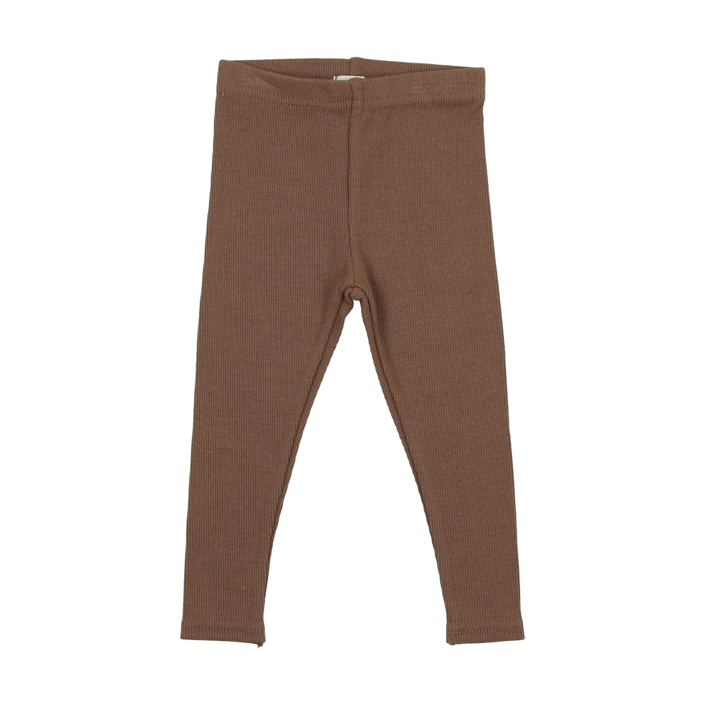 Ribbed Fashion Leggings- Camel