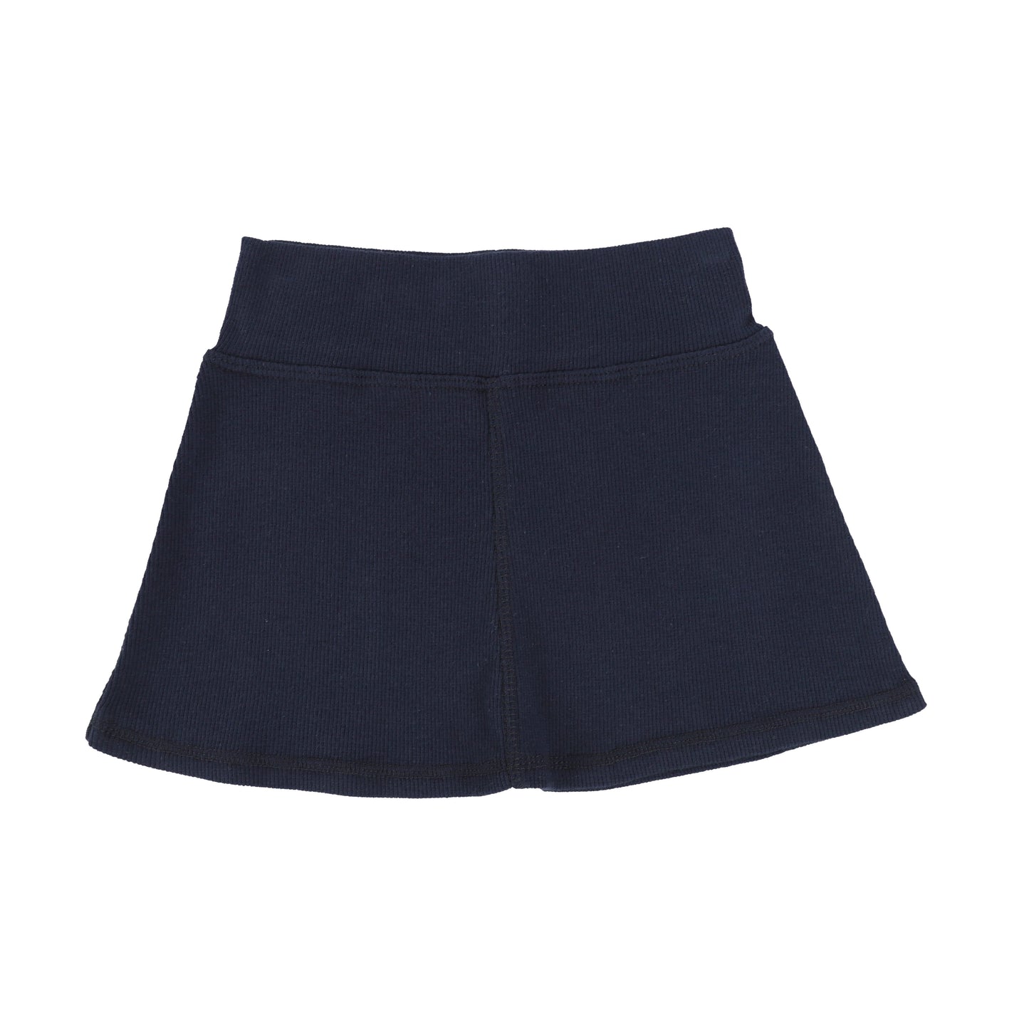 Ribbed Basic Skirt- Navy