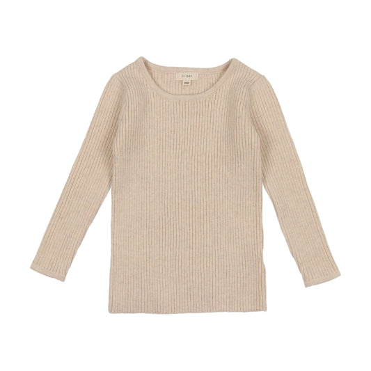 Knit Crewneck Sweater- Ecru