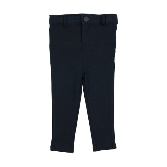 Basic Knit Pants- Navy