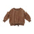 Velour Sweatshirt- Camel