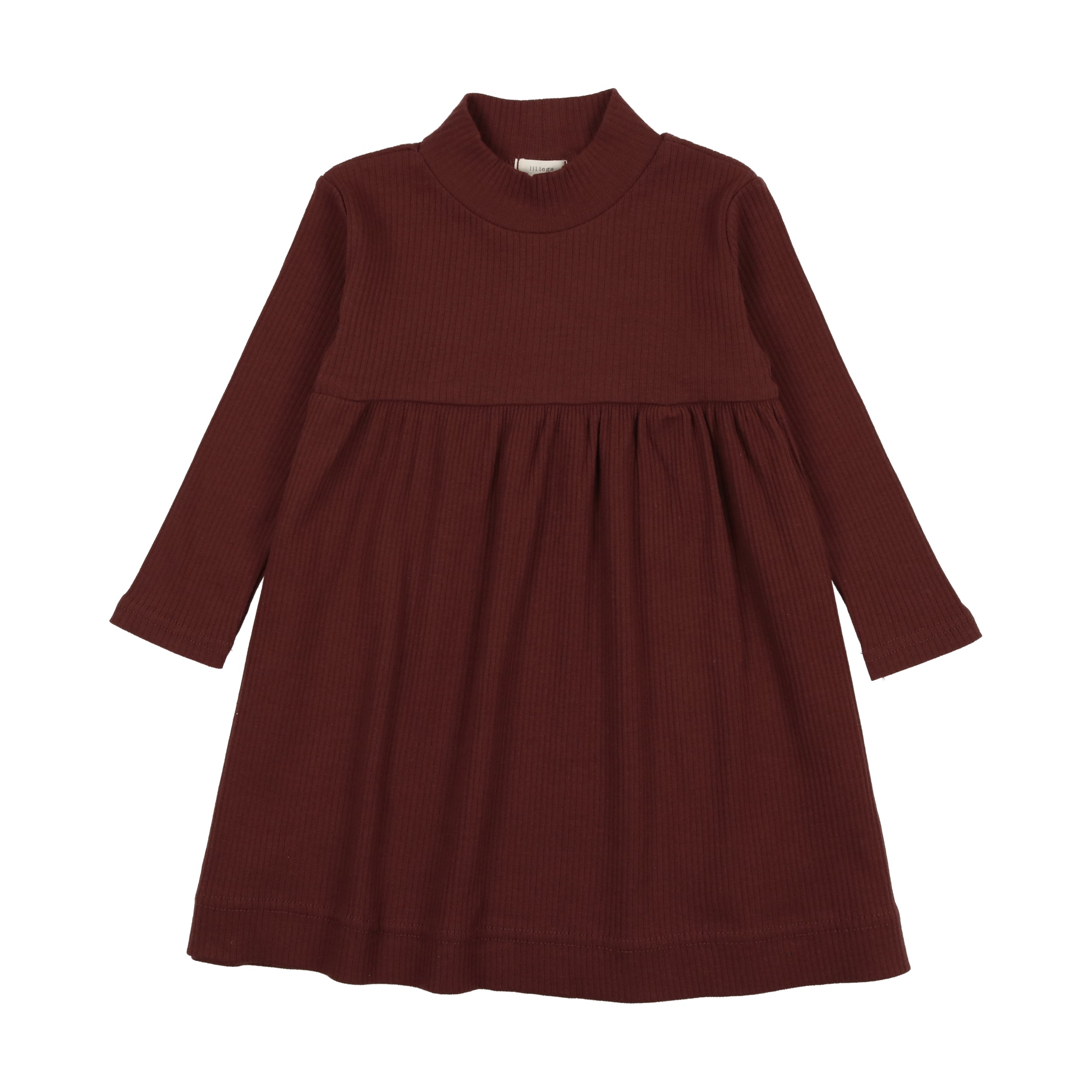 Little fashion burgundy dress