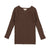 Knit Crewneck Sweater- Brown