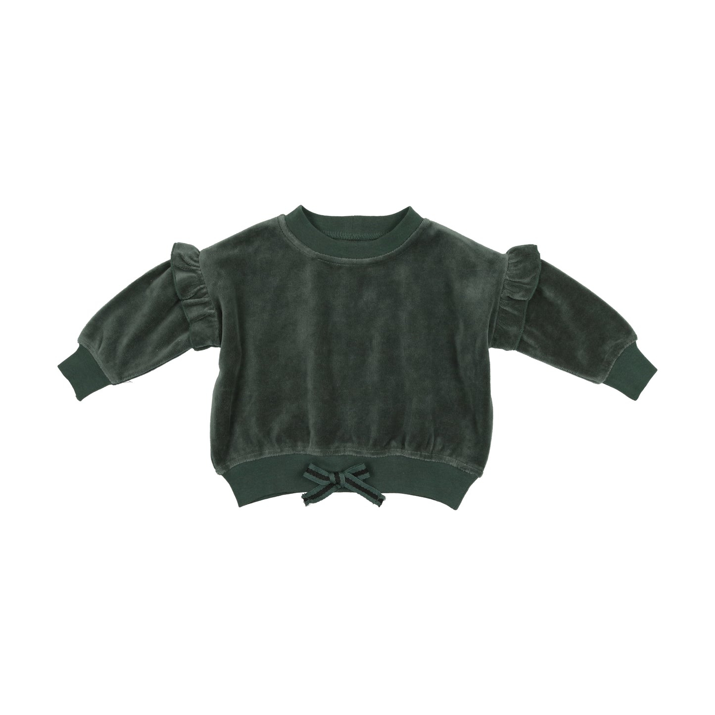 Velour Sweatshirt- Green