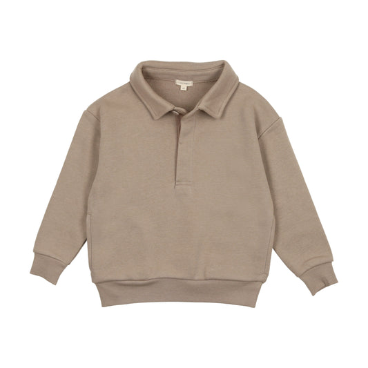 Sweatshirt Polo- Chalk