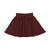 Ribbed Skirt- Burgundy