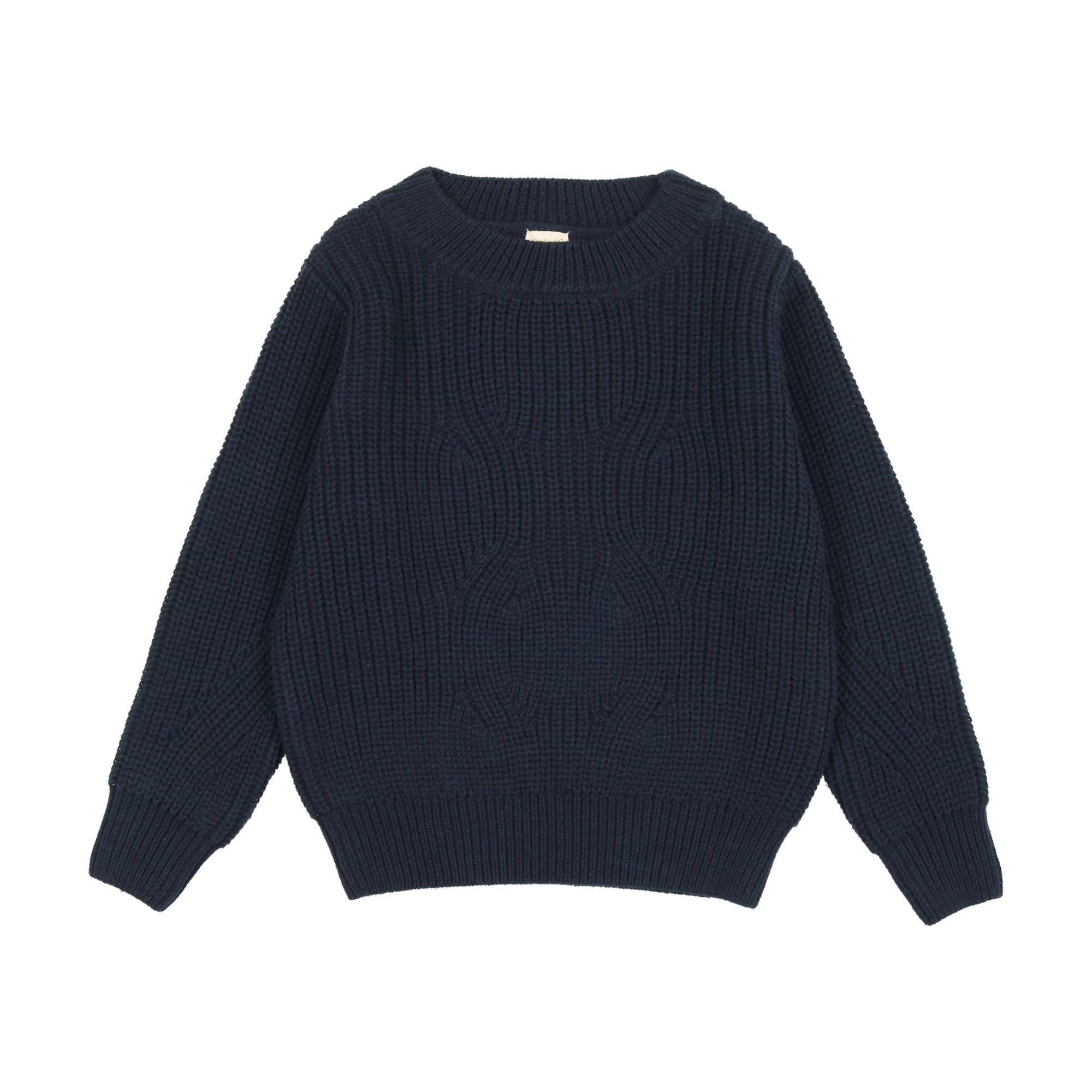 Chunky Knit Sweater- Navy