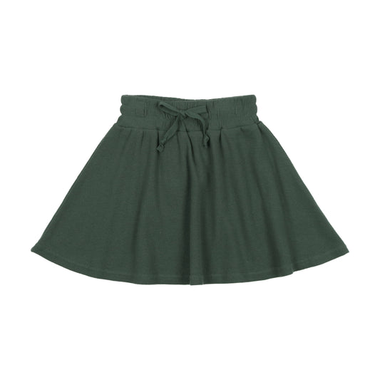 Ribbed Skirt- Green