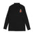 Crest Knit Funnel Neck Sweater- Black