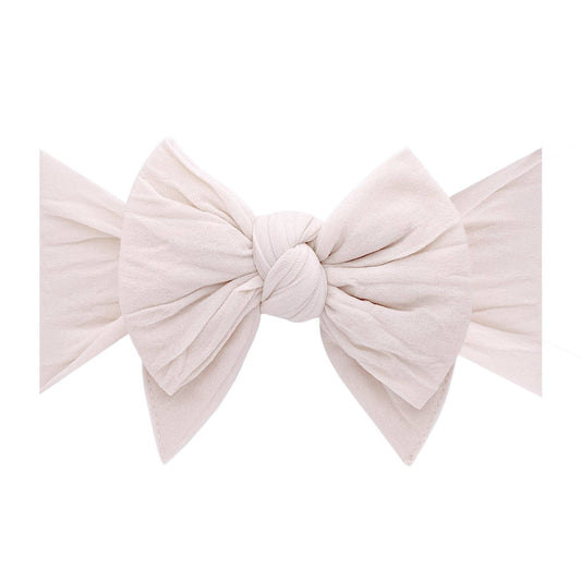 DANG ENORMOUS BOW Baby Headband oatmeal