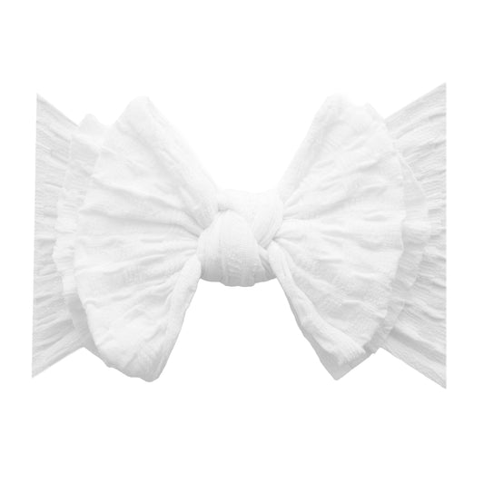 WAFFLE FAB Baby Headband white