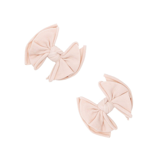 2PK BABY FAB CLIPS: petal