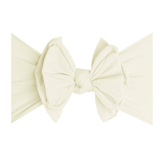 FAB-BOW-LOUS  Baby Headband ivory