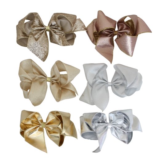 Giant Metallic Bows by Style