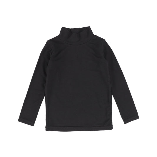 Bamboo Mock Neck- Black