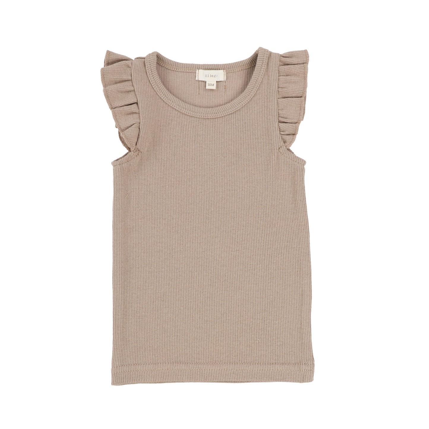 Ribbed Stitch Flutter Tank