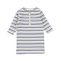 Three Quarter Sleeve Tee (Stripes)