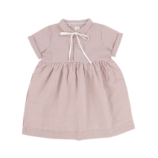 Gingham Dress Short Sleeves ss22