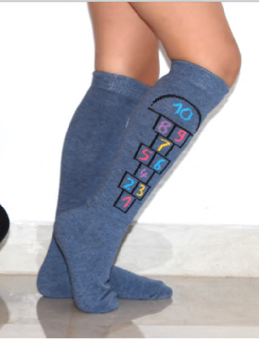 Hopscotch Knee Sock