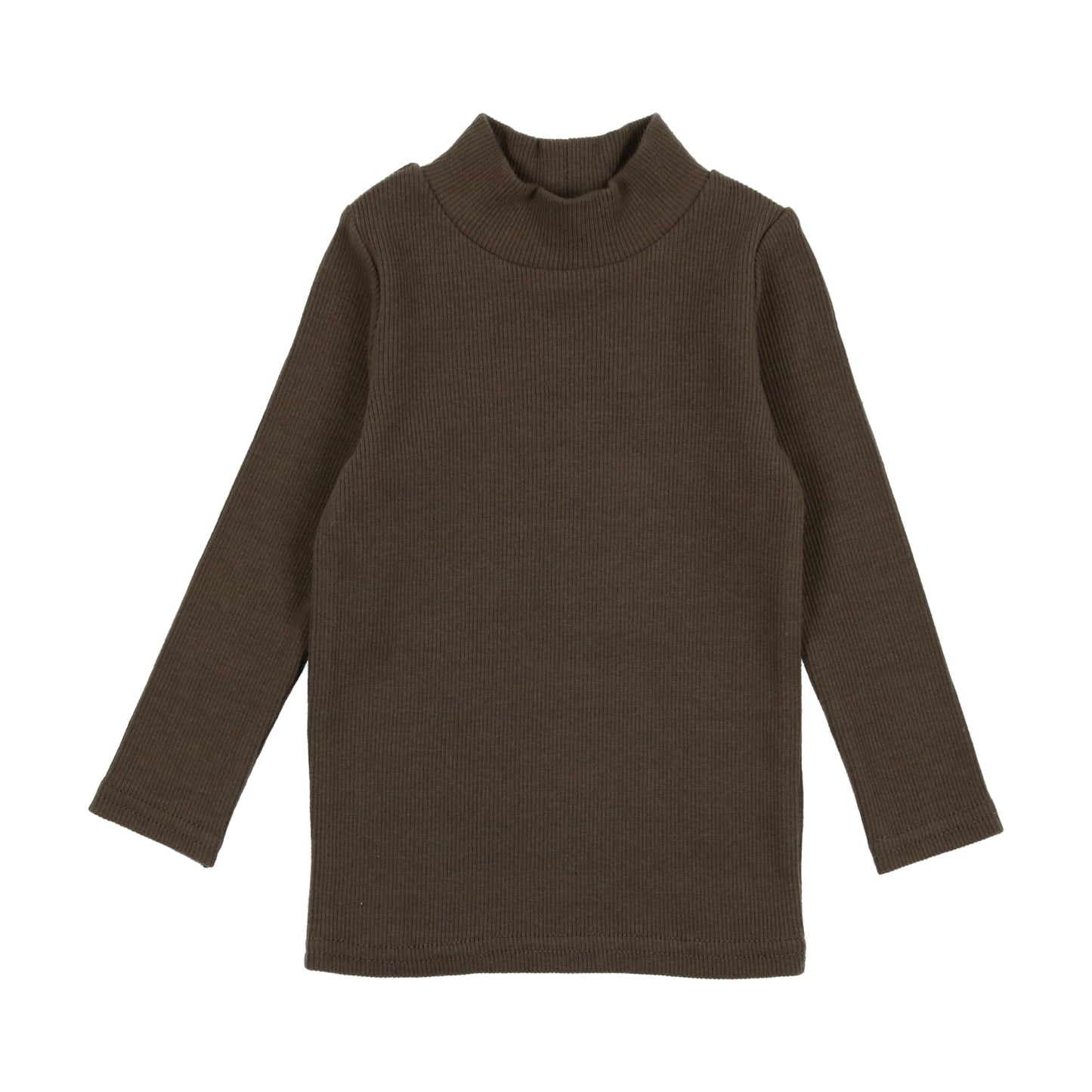 Fashion Ribbed Mock Neck