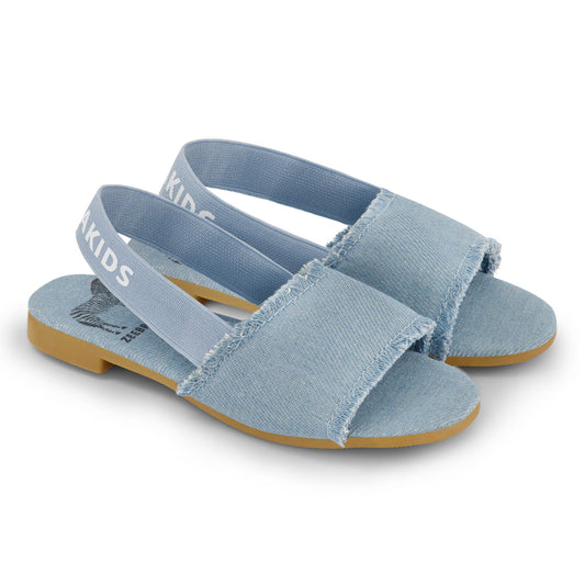 Denim Sling Back