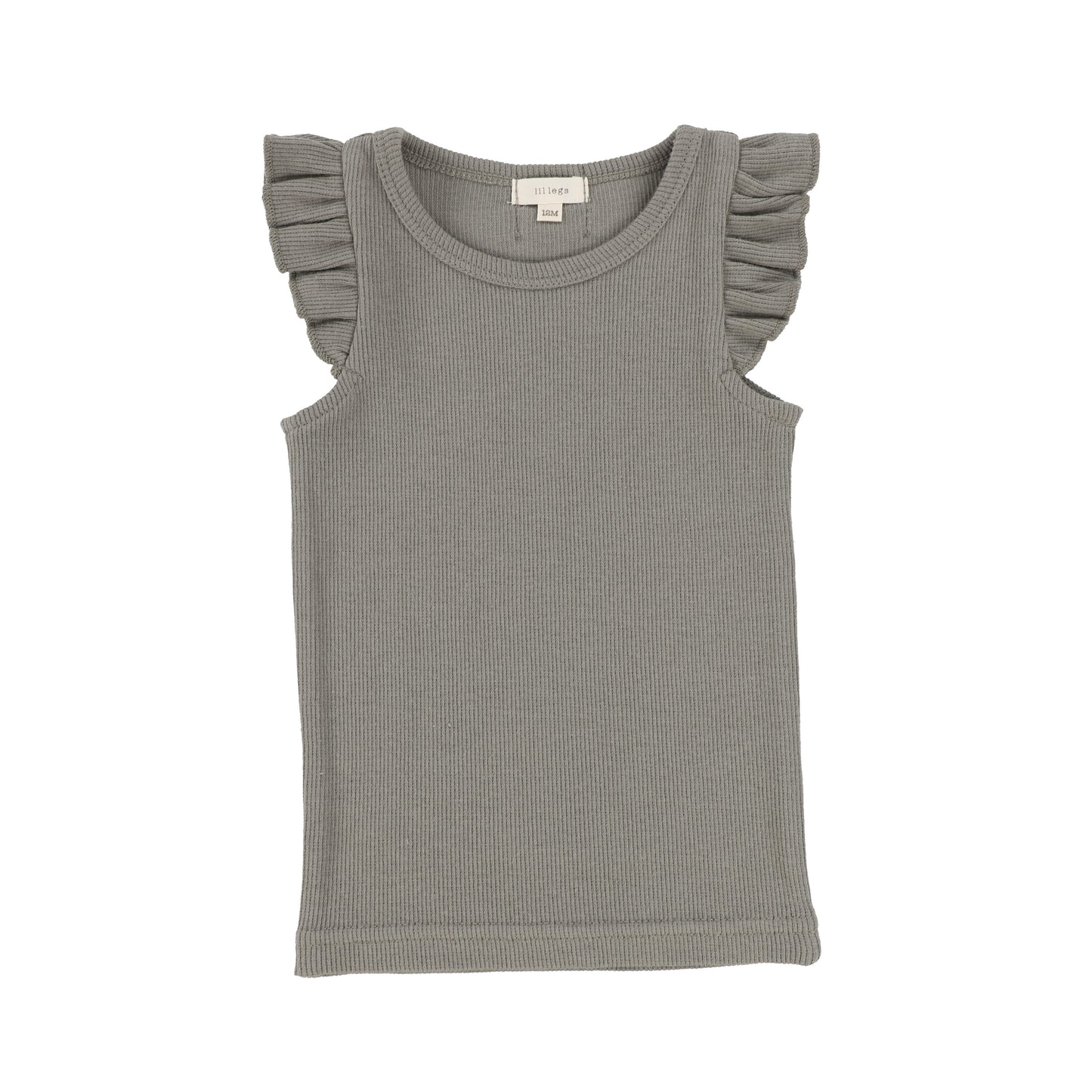 Ribbed Stitch Flutter Tank